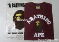 A BATHING APE COLLEGE L/S TEE