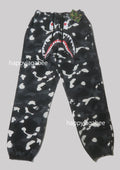 A BATHING APE CITY CAMO SHARK RELAXED FIT SWEAT PANTS
