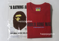 A BATHING APE SLOGAN RELAXED FIT TEE