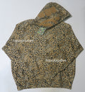 A BATHING APE WILD LEOPARD PATTERN SHARK RELAXED FULL ZIP HOODIE
