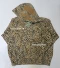 A BATHING APE WILD LEOPARD PATTERN SHARK RELAXED FULL ZIP HOODIE