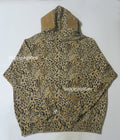 A BATHING APE WILD LEOPARD PATTERN SHARK RELAXED FULL ZIP HOODIE