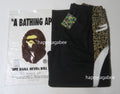 A BATHING APE WILD LEOPARD PATTERN OVERSIZED FIT TRACK PANTS