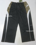 A BATHING APE WILD LEOPARD PATTERN OVERSIZED FIT TRACK PANTS