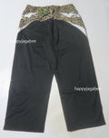 A BATHING APE WILD LEOPARD PATTERN OVERSIZED FIT TRACK PANTS
