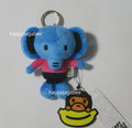 A BATHING APE BABY MILO STORE PLUSH DOLL KEYCHAIN