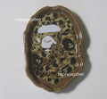 A BATHING APE WILD LEOPARD PATTERN APE HEAD ASHTRAY