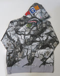 A BATHING APE TREE EDGE CAMO SHARK FULL ZIP HOODIE