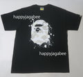 A BATHING APE CITY CAMO PAINTING APE HEAD TEE