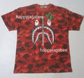 A BATHING APE COLOR CAMO SHARK TEE