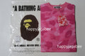 A BATHING APE Ladies' COLOR CAMO CROPPED L/S TEE