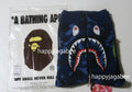 A BATHING APE Ladies' COLOR CAMO CRYSTAL STONE SHARK CROPPED FULL ZIP HOODIE