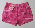 A BATHING APE Ladies' COLOR CAMO SWEAT SHORTS