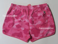 A BATHING APE Ladies' COLOR CAMO SWEAT SHORTS