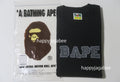 A BATHING APE HAND DRAW BAPE LOGO RELAXED FIT TEE