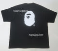 A BATHING APE HAND DRAW BAPE LOGO RELAXED FIT TEE
