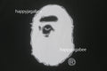 A BATHING APE HAND DRAW BAPE LOGO RELAXED FIT TEE