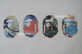 A BATHING APE BAPE x UKIYO-E APE HEAD STICKER SET