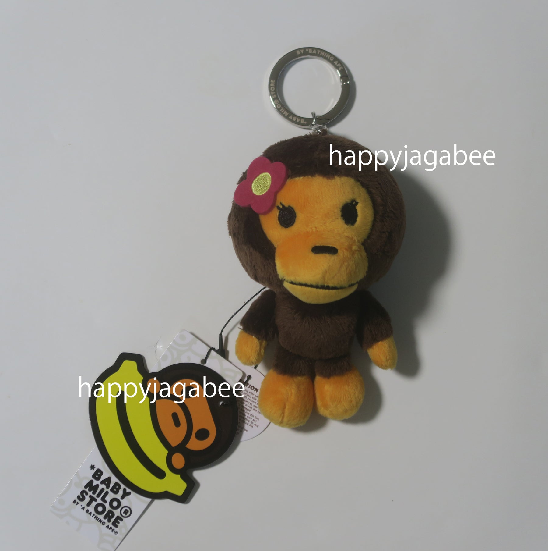 baby milo ぬいぐるみ　キーホルダー BABY MILO PLUSH DENIM DOLL KEYCHAIN | bape.com
