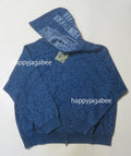 A BATHING APE CLOUD CAMO TIGER UPCYCLED RELAXED FIT FULL ZIP HOODIE