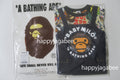 A BATHING APE BAPE KIDS BAPE MILO ASSORTED SALOPETTE LAYERED ROMPERS