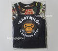 A BATHING APE BAPE KIDS BAPE MILO ASSORTED SALOPETTE LAYERED ROMPERS