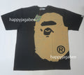 A BATHING APE BLEACHED BIG APE HEAD RELAXED FIT TEE