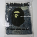 A BATHING APE CLOUD CAMO JACQUARD UPCYCLED RELAXED FIT 13 OZ DENIM PANTS