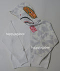 A BATHING APE Ladies' CITY CAMO TIGER SHARK FULL ZIP HOODIE