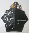 A BATHING APE Ladies' CITY CAMO TIGER SHARK FULL ZIP HOODIE