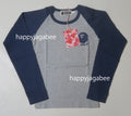 A BATHING APE Ladies' BY BATHING APE RAGLAN L/S TEE