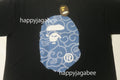 A BATHING APE JAPANESE CLOUD CAMO BIG APE HEAD TEE