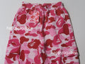 A BATHING APE Ladies' ABC CAMO A BATHING APE LOGO STRAIGHT SWEAT PANTS