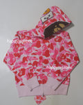 A BATHING APE Ladies' ABC CAMO 2ND APE FULL ZIP HOODIE