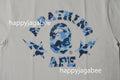 A BATHING APE ABC CAMO STA COLLEGE TEE