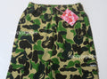 A BATHING APE Ladies' ABC CAMO A BATHING APE LOGO STRAIGHT SWEAT PANTS