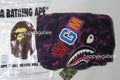 A BATHING APE COLOR CAMO CROCHET RELAXED FIT SHARK FULL ZIP HOODIE