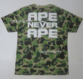 A BATHING APE ABC CAMO ASNKA TEE