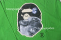 A BATHING APE MOON APE HEAD OLD PHOTO L/S TEE
