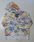 A BATHING APE ART CAMO SHARK FULL ZIP HOODIE