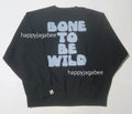 A BATHING APE BAPE HALLOWEEN MILO BONE RELAXED FIT CREWNECK SWEAT SHIRT