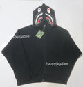 A BATHING APE SHARK FULL ZIP KNIT HOODIE