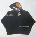A BATHING APE SHARK FULL ZIP KNIT HOODIE