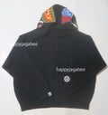 A BATHING APE SHARK FULL ZIP KNIT HOODIE
