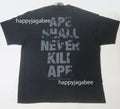 A BATHING APE APE HEAD HEAVY WASHED RELAXED FIT TEE