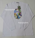A BATHING APE ART CAMO APE HEAD RELAXED FIT L/S TEE