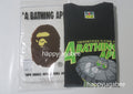 A BATHING APE APE HEAD UFO ON MOON TEE