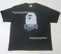 A BATHING APE HAND DRAW APE HEAD RELAXED FIT TEE