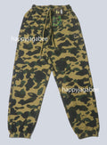A BATHING APE 1ST CAMO ONE POINT RELAXED FIT SWEAT PANTS