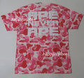 A BATHING APE ABC CAMO ASNKA TEE